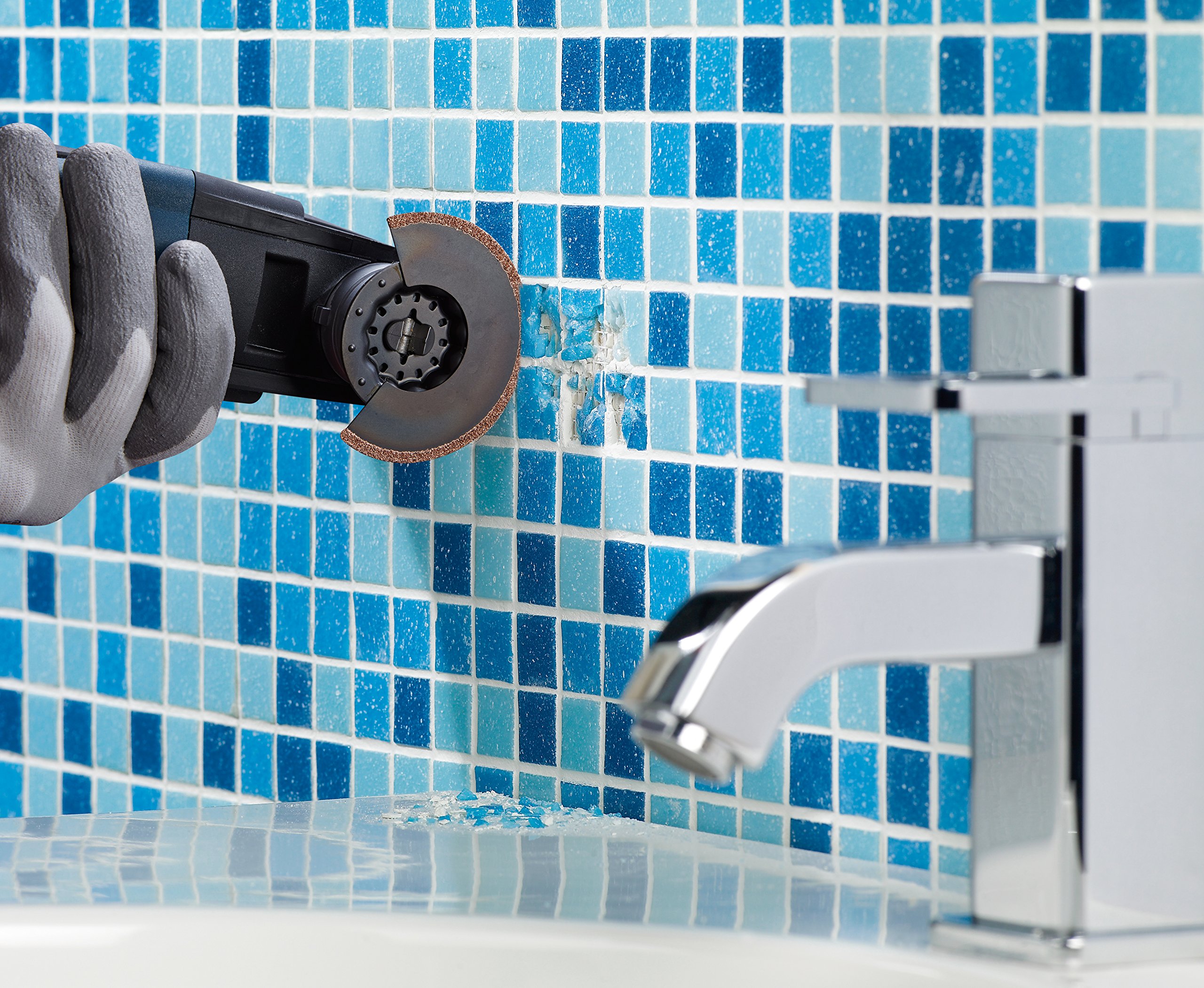 Bosch Professional 1x Hoja de sierra segmentada ACZ 70 RT5 (para Mortero, grano 50, Ø 70 mm, accesorios Multiherramienta)