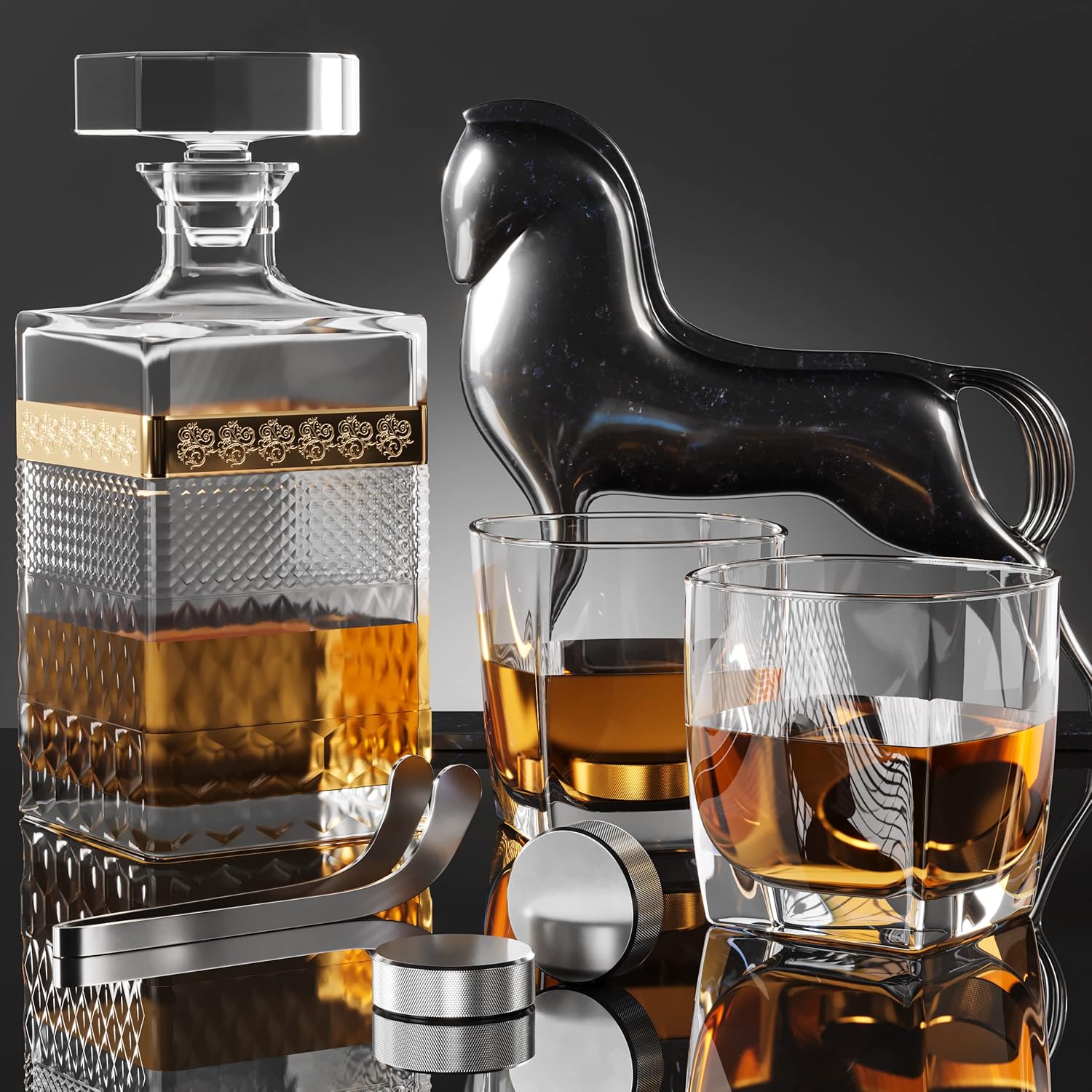 Hockey Whiskey Stone Set