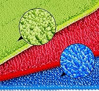 Vista 3 de Shappy Paquete de 3 almohadillas de repuesto para trapeador, almohadillas de limpieza de microfibra para mopas húmedas y secas, cabezales