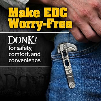 Donk! Titanium Pocket Clip. Made for Leatherman Free (P2, P4