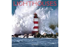 Graphique 2024 Lighthouses Wall Calendar