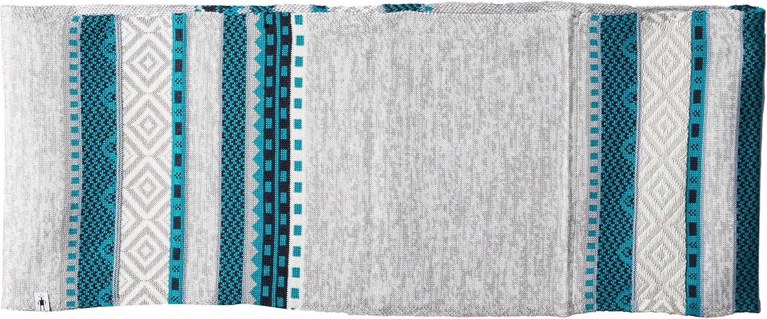 Smartwool Dazzling Wonderland Infinity Scarf (Light Gray Heather) One Size