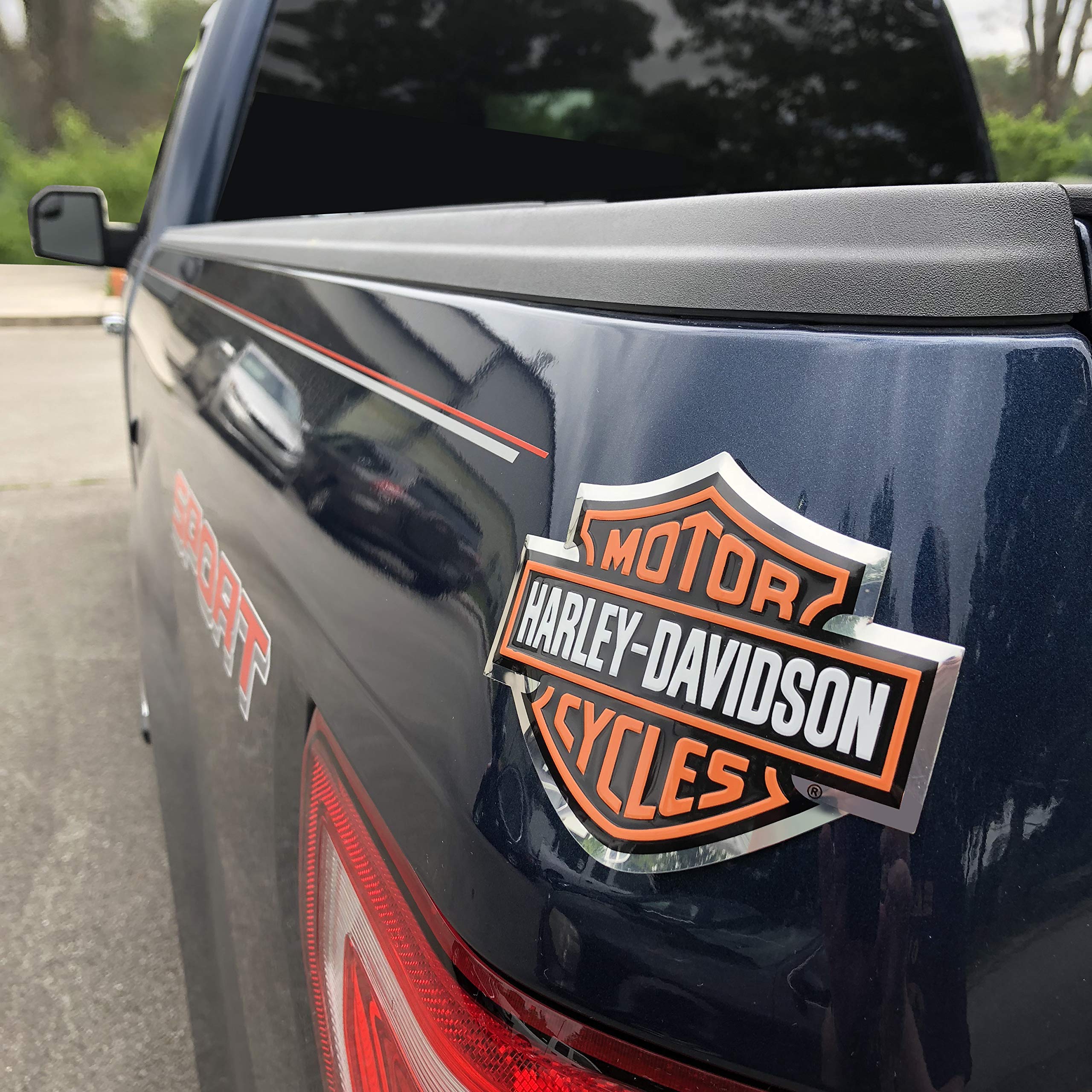 Chroma 041700 Harley Aluminum Decal, 1 Pack