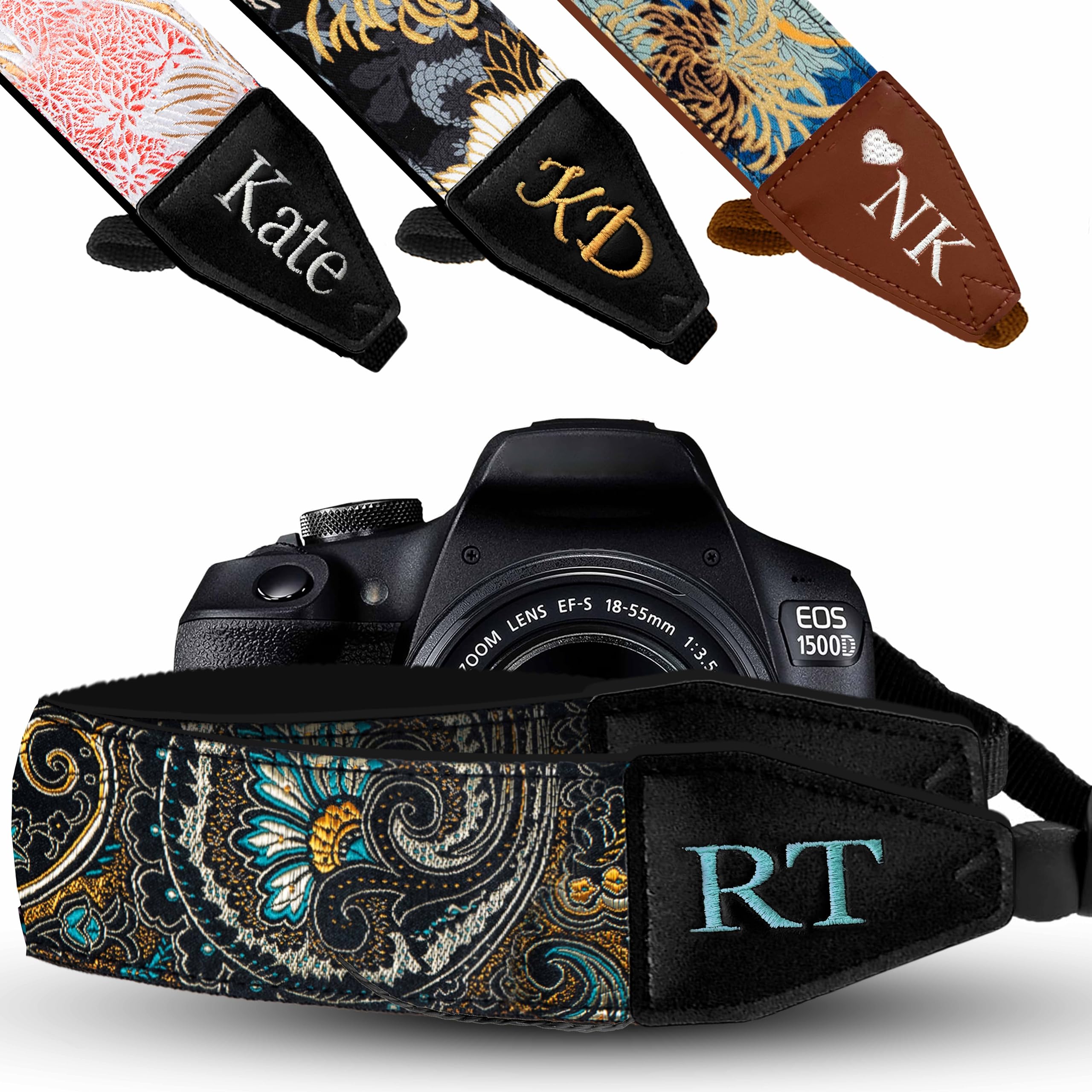 Art Tribute Camera Strap for All DSLR and Mirrorless Cameras. Photographers Strap Neck, Shoulder & Crossbody Camera Strap