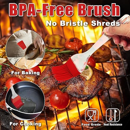 Miniatura 6 de Kit profesional de jeringa para inyector de carne de pavo, para cocinar pavo de Acción de Gracias y Navidad, adobos inyectores para carnes, juego