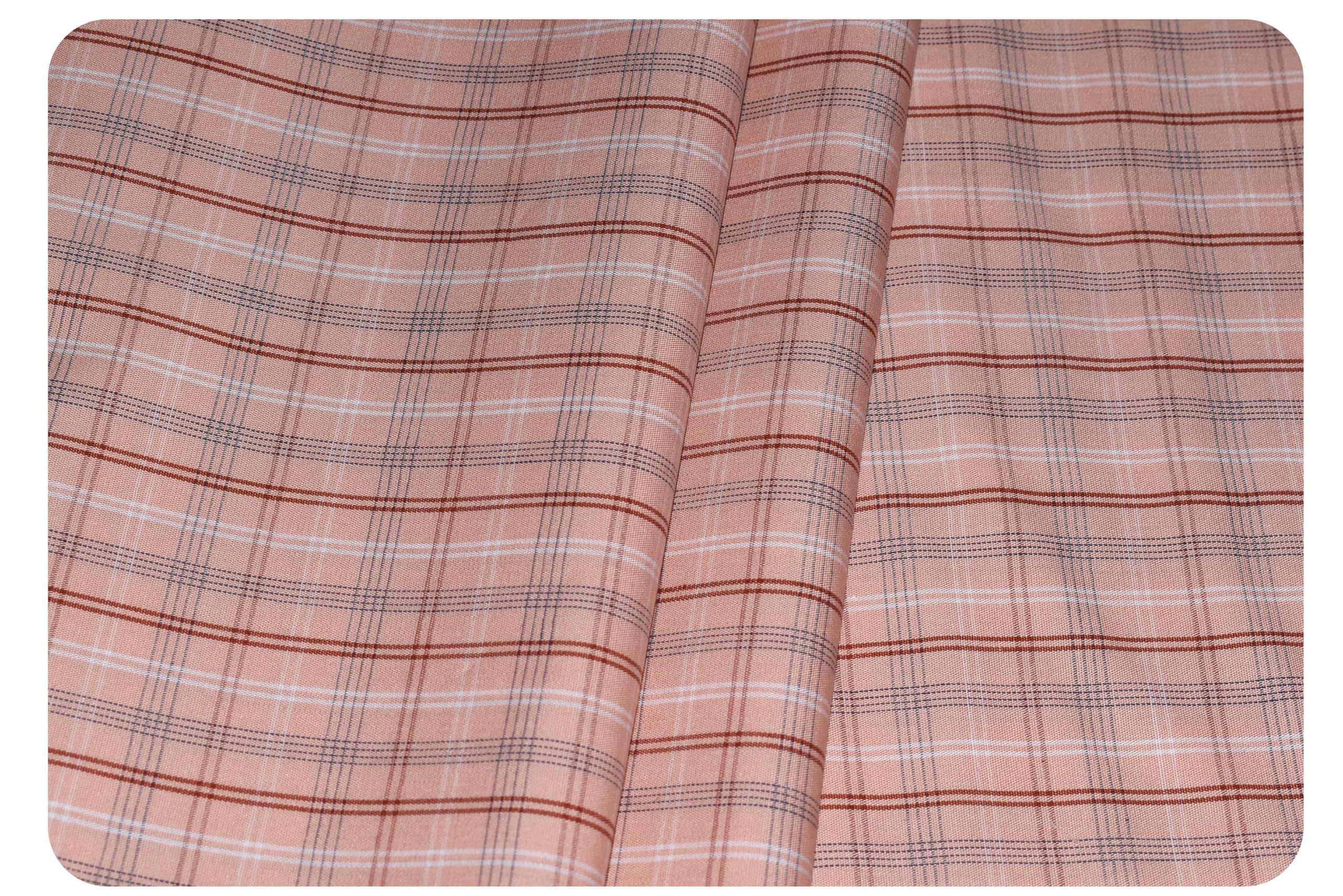 AD by ArvindArvind Men's Cotton Self Design Unstitched Shirt Fabric (1.60 M, Free Size)