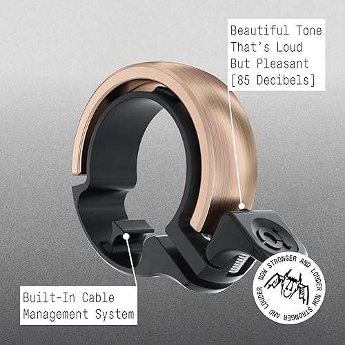 Vista 11 de Knog Oi timbre de bicicleta Cobre