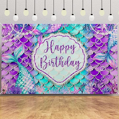 Miniatura 9 de Decoraciones de fiesta de sirena y vajilla desechable reserva 25 juego de suministros de fiesta todo en uno para baby shower incluye platos de papel