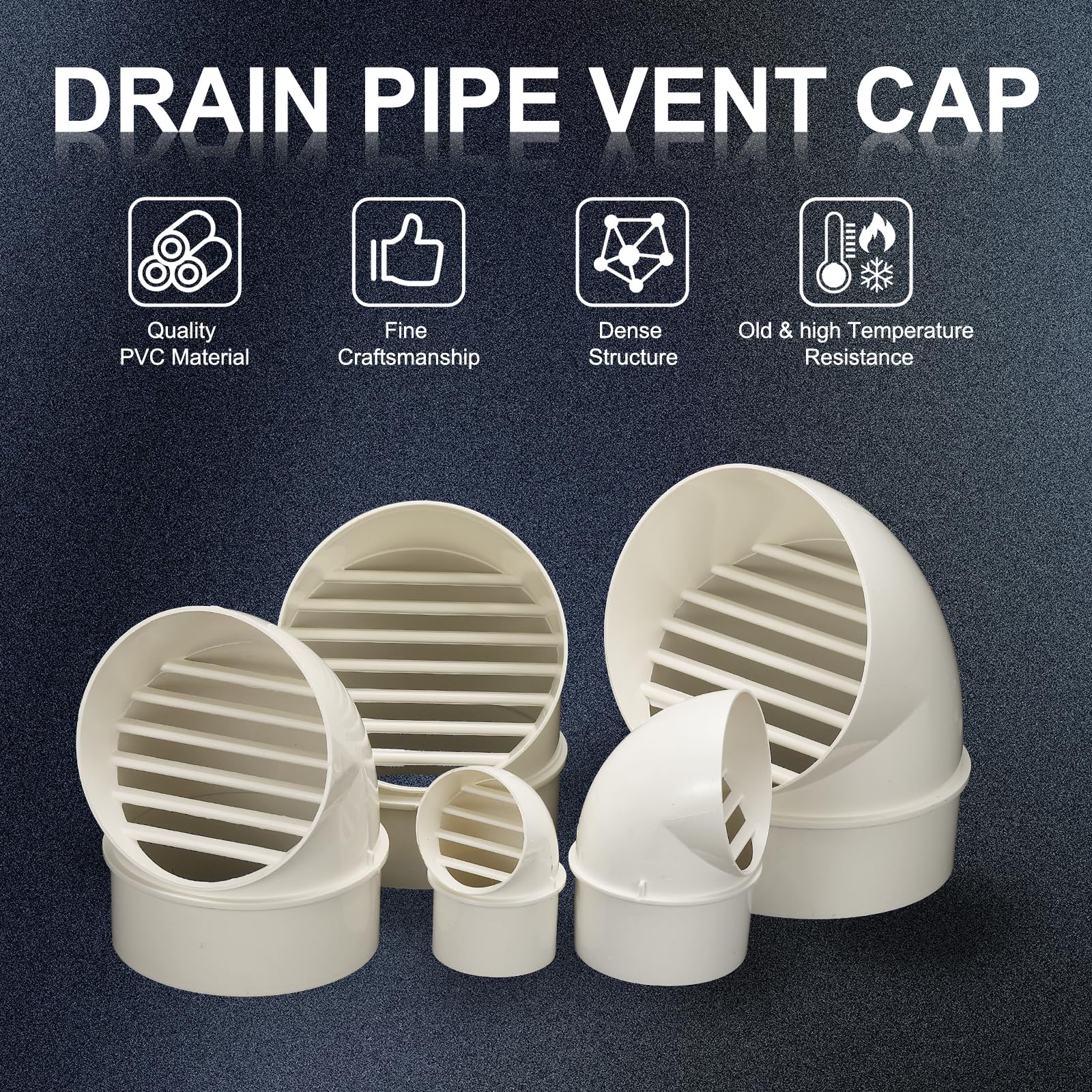 PATIKIL 4" Round Soffit Air Vents - Image 3