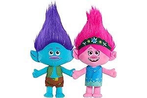 Enchanted Trolls 13-inch World Tour Poppy & Branch Friendship Plush