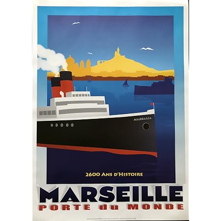 NORTH GERMAN LLOYD PAQUEBOT Rdej - POSTER HQ 50x70cm d'une AFFICHE VINTAGE