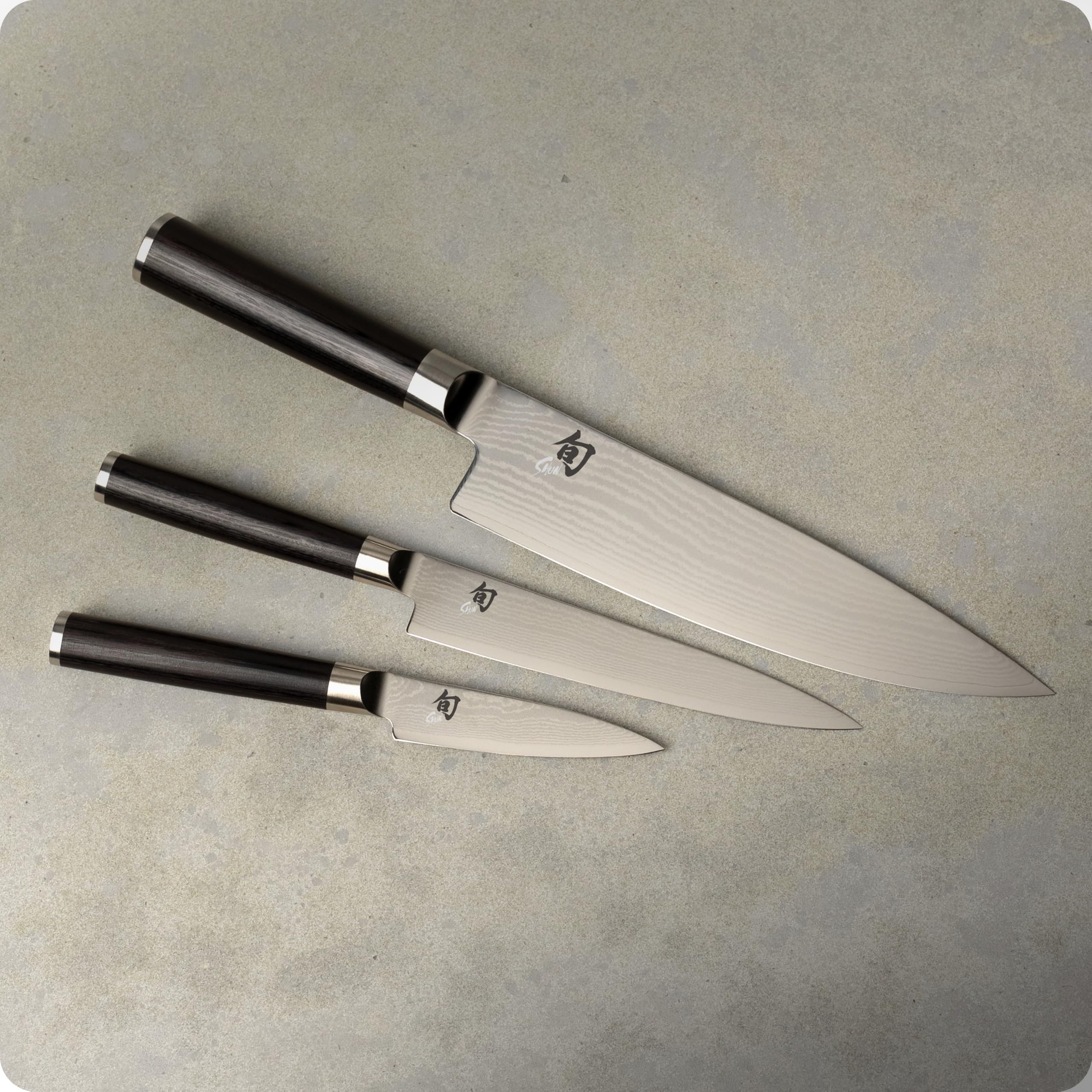 Amazon.com: Shun Classic 3 Piece Starter Set, Includes 8
