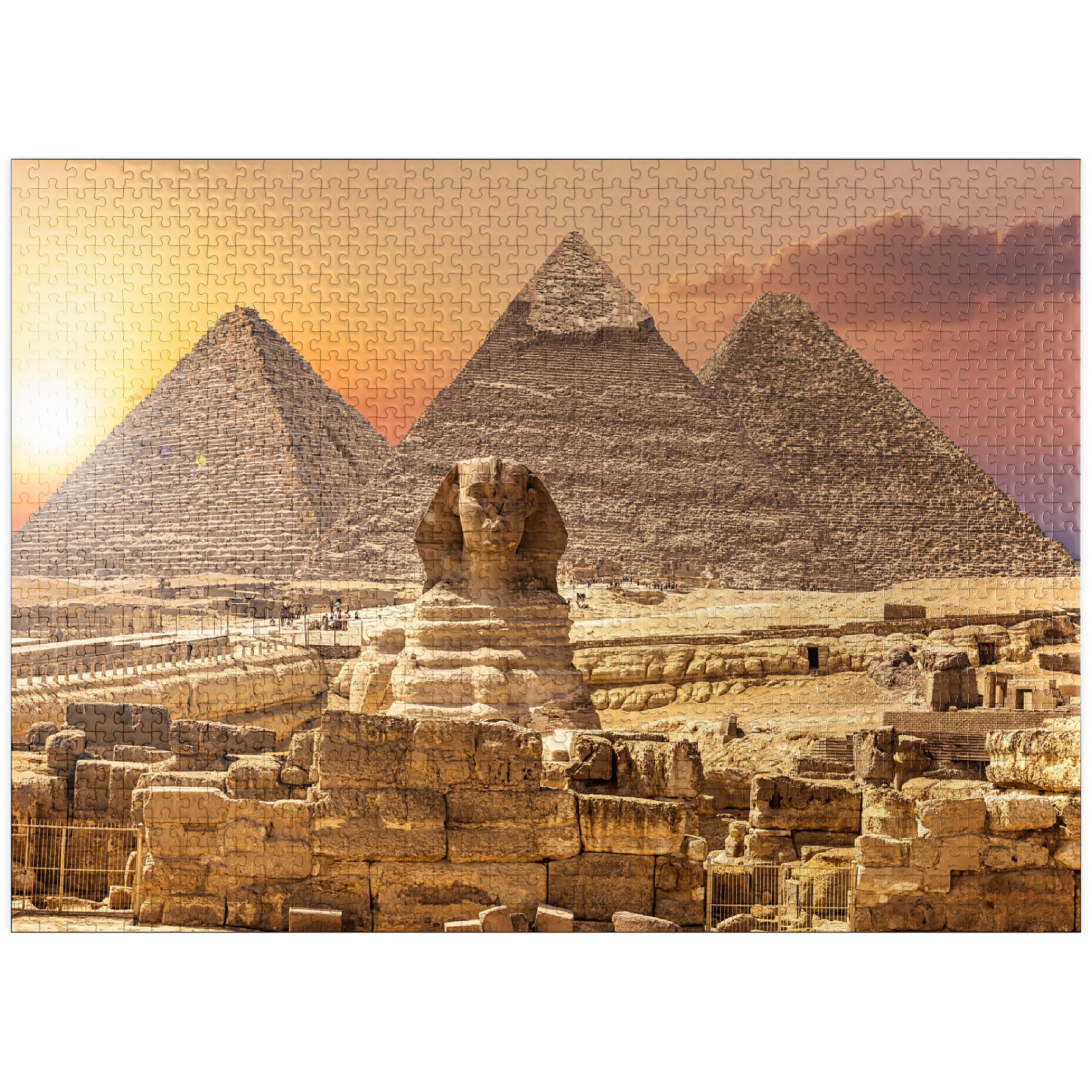 Amazon.com: MyPuzzle The Sphinx and The Piramids, Famous Wonder of