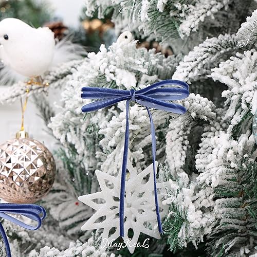 Miniatura 6 de MAYREEL Cinta de terciopelo azul marino de 18 de pulgada, fina cinta vintage azul marino para invitaciones de boda, manualidades, envoltura de