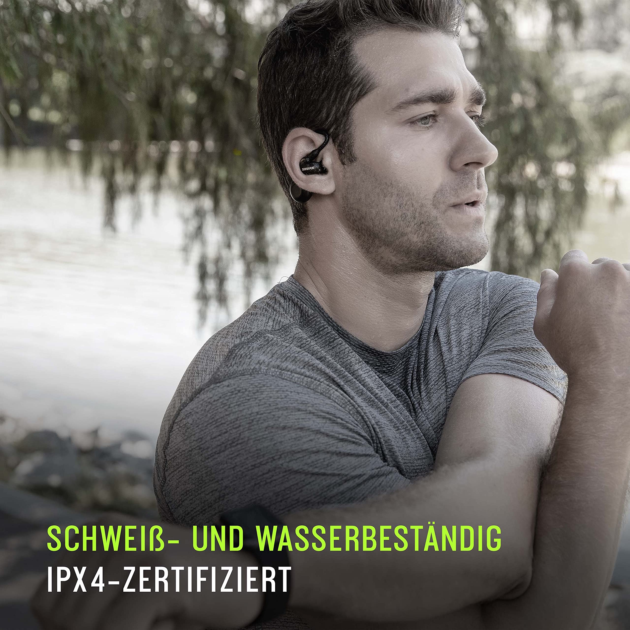 Shure True Wireless Adapter (Gen 2) für Sound-Isolierende Ohrhörer, Über-Ear-Passform, Bluetooth 5 Wireless-Technologie, Lange Akkulaufzeit (RMCE-TW2-EFS)