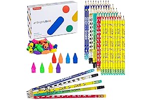 Motivational Fun Pencils for Kids - Bulk Pack of 50