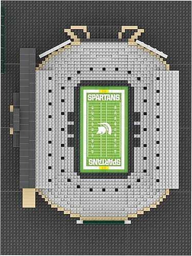 Vista 29 de FOCO NCAA Unisex-Adult NCAA College 3D BRXLZ Puzzle Team Football Stadium