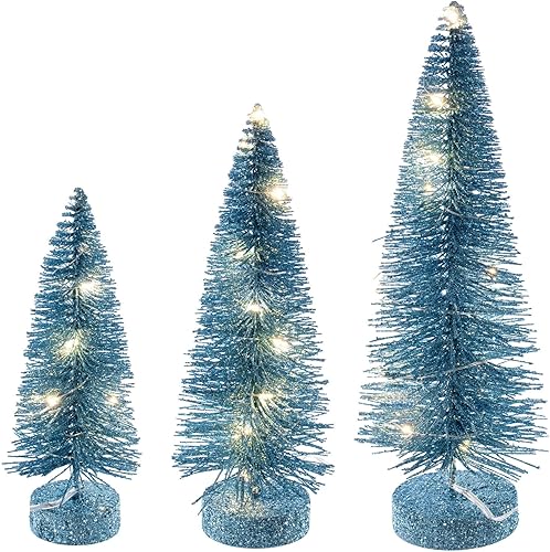 Vickerman Juego de cepillo para botella de 8 a 10 a 12 pulgadas, color azul bebé.