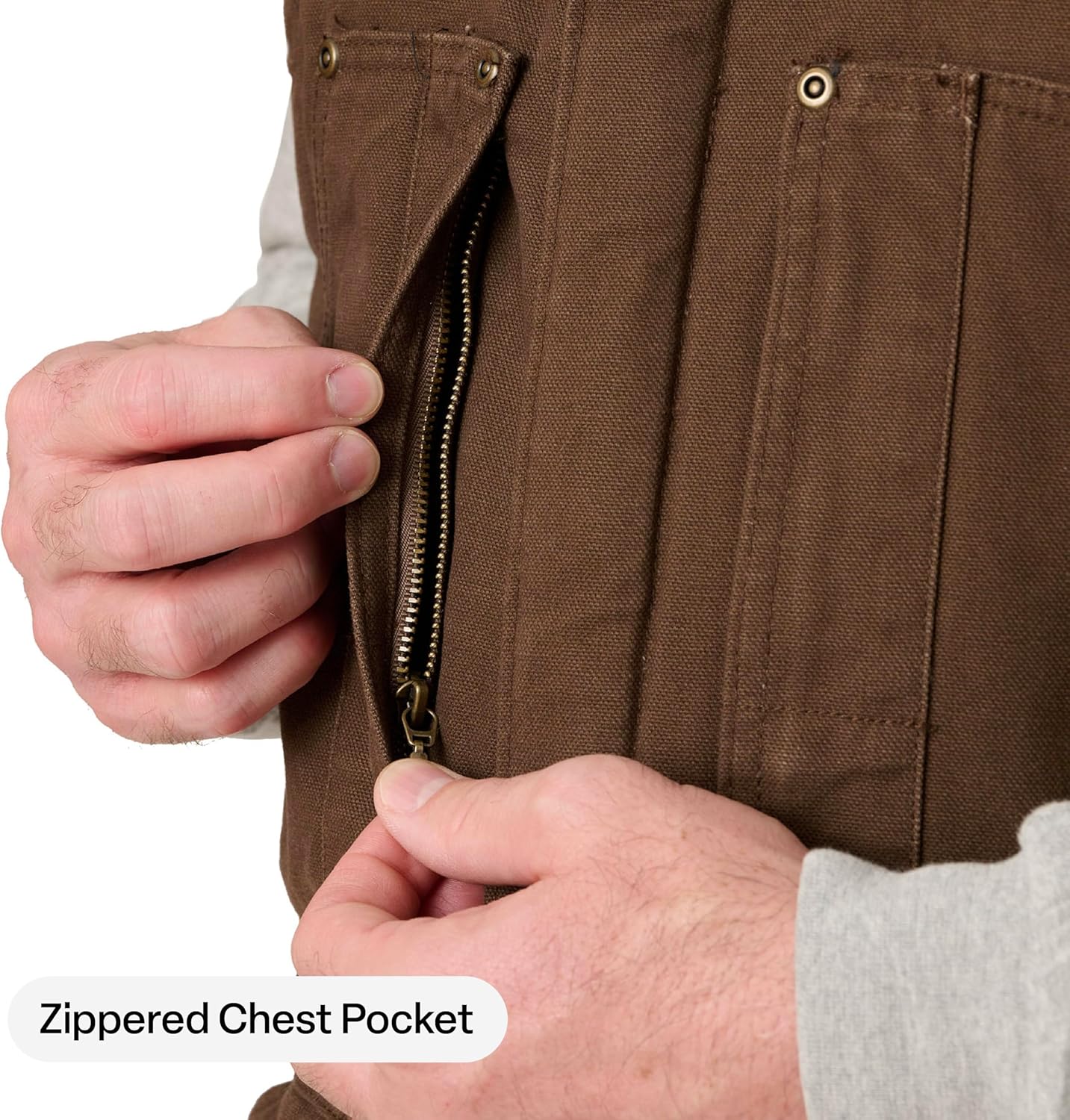 Berne Men's Heartland Insulated Washed Duck Bib Overall - Image 8