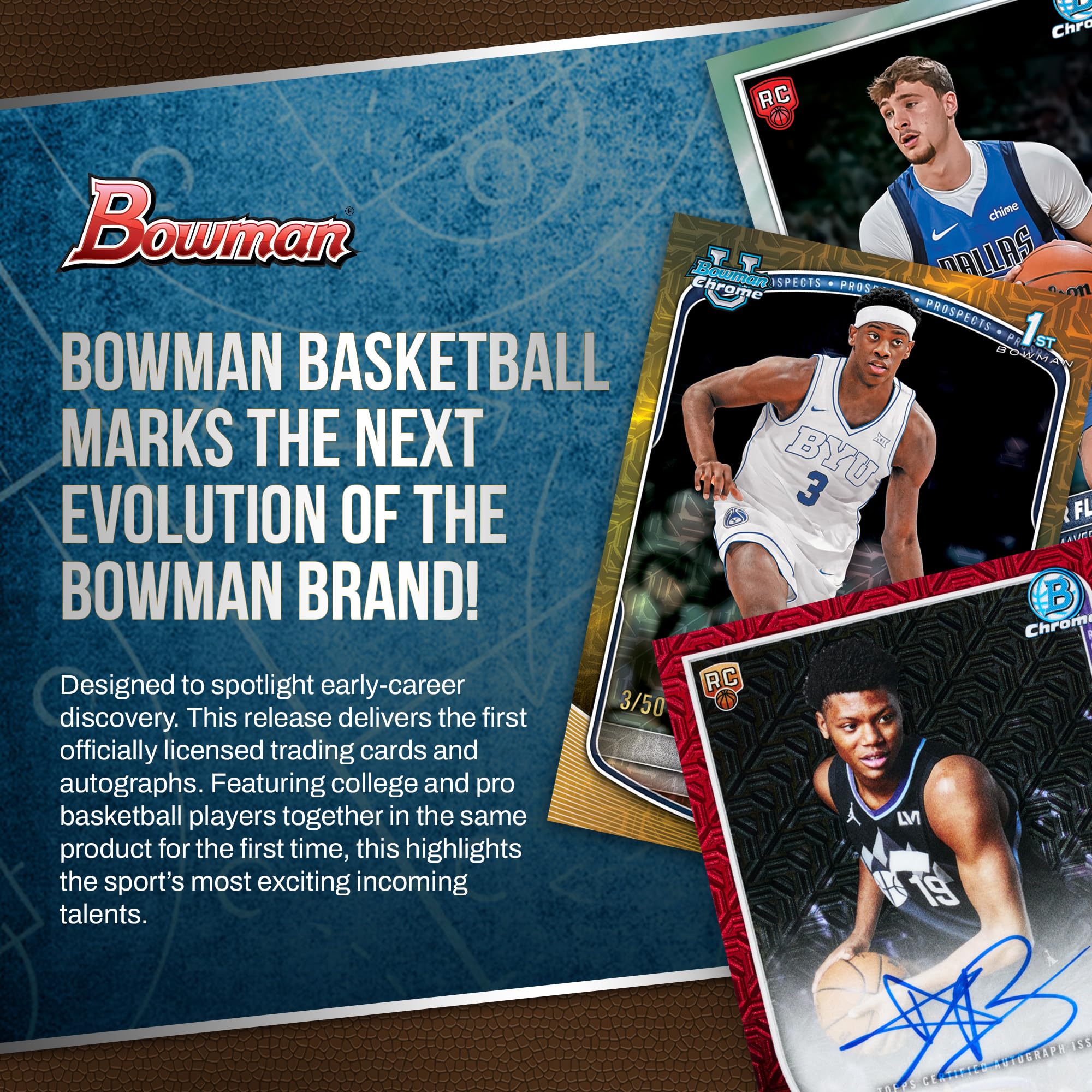 Ballon de basket Bowman 2025-26 - scellé en usine - Mega Box