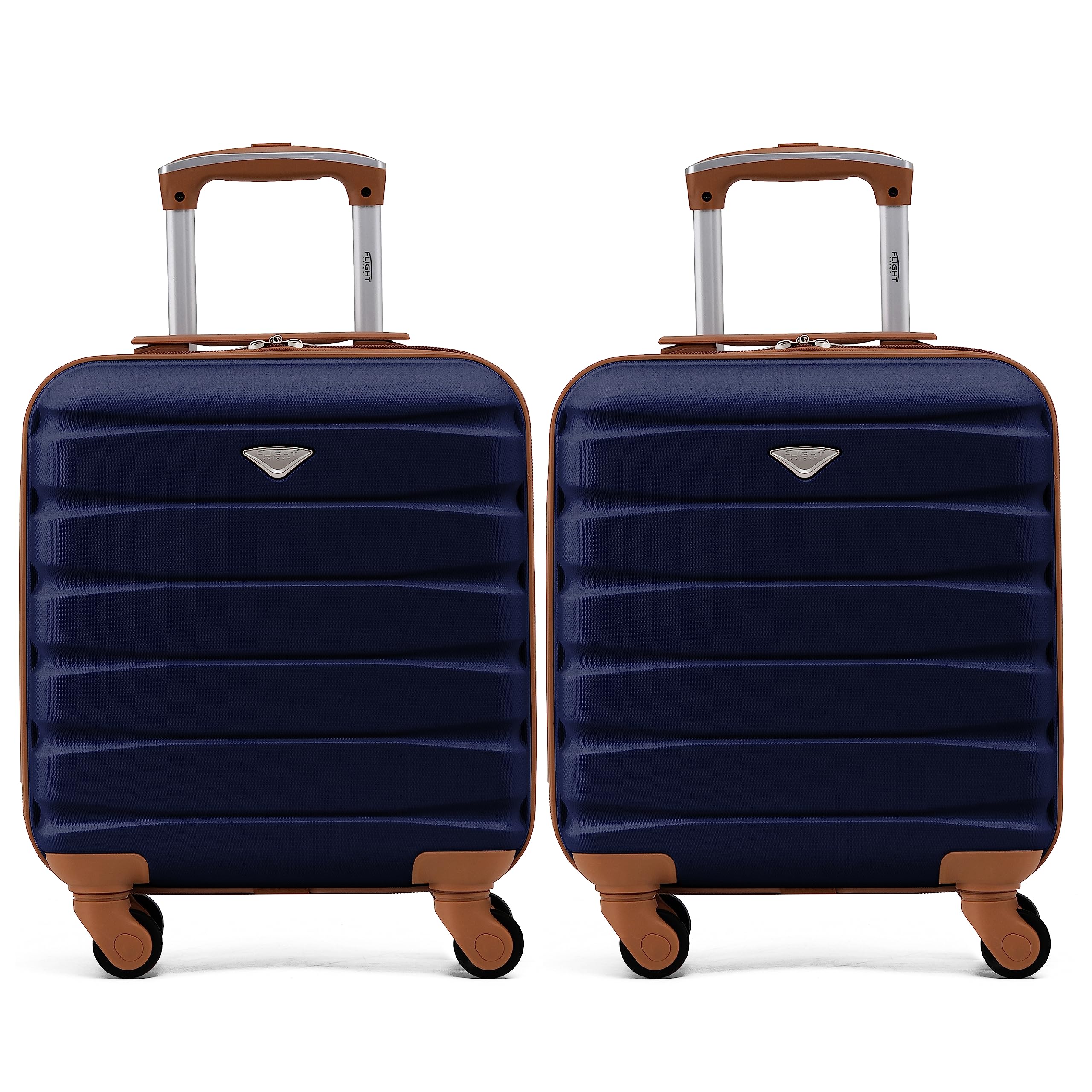 Flight Knight Suitcase Set of 2 Lightweight 4 Wheel ABS Hard Case Cabin Carry On Hand Luggage Approved for Over 100 Airlines Including easyJet, British Airways, Ryanair & Many More 55x35x20cm — view 13