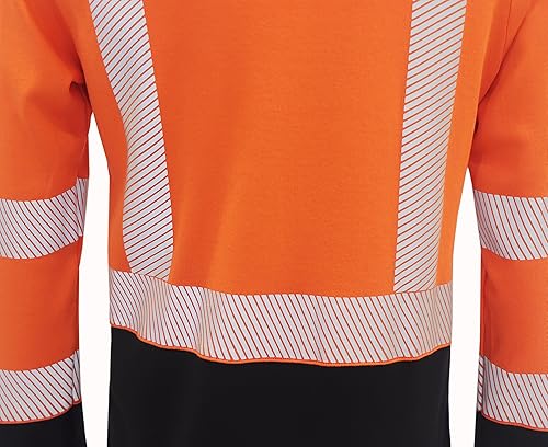 Miniatura 6 de BOCOMAL FR Tee Shirts High VisibilityHi Vis Flame ResistantFire Retardant Shirt 7oz Reflective Hombres Seguridad Camisas
