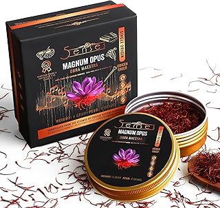 5Senses Kashmir Mongra Saffron | Azafran | Magnum Opus | Premium Grade A...