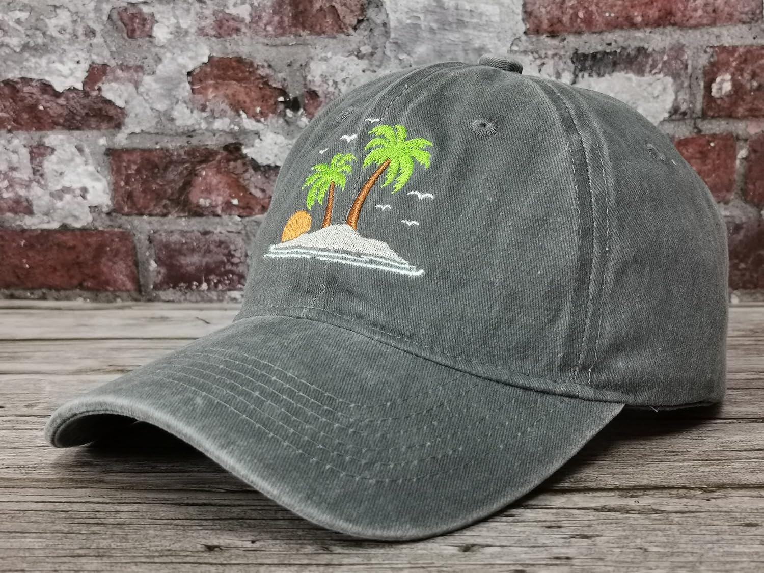 Hepandy Embroidered Palm Tree Hats - Image 2