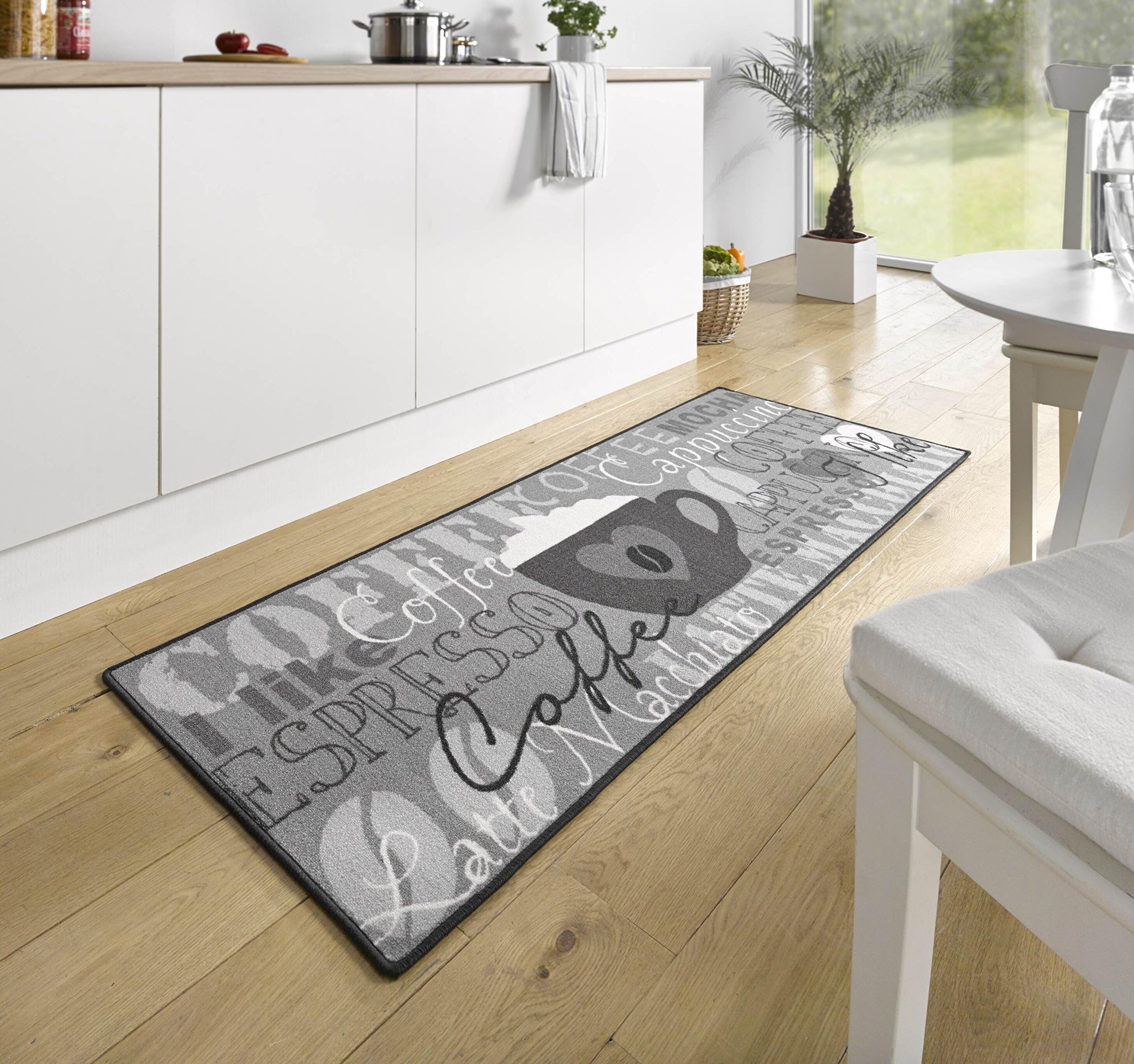 HANSE Home Kitchen Runner, Polyamide, Grey, 67 x 180 cm