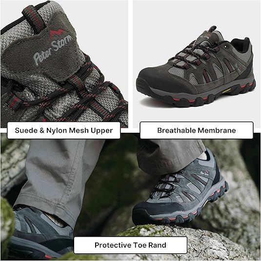 Black Peter Storm Men's Silverdale II Waterproof Walking Shoes – GO Outdoors