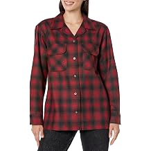 Pendleton Womens Long Sleeve Boyfriend Fit Wool Board Shirt