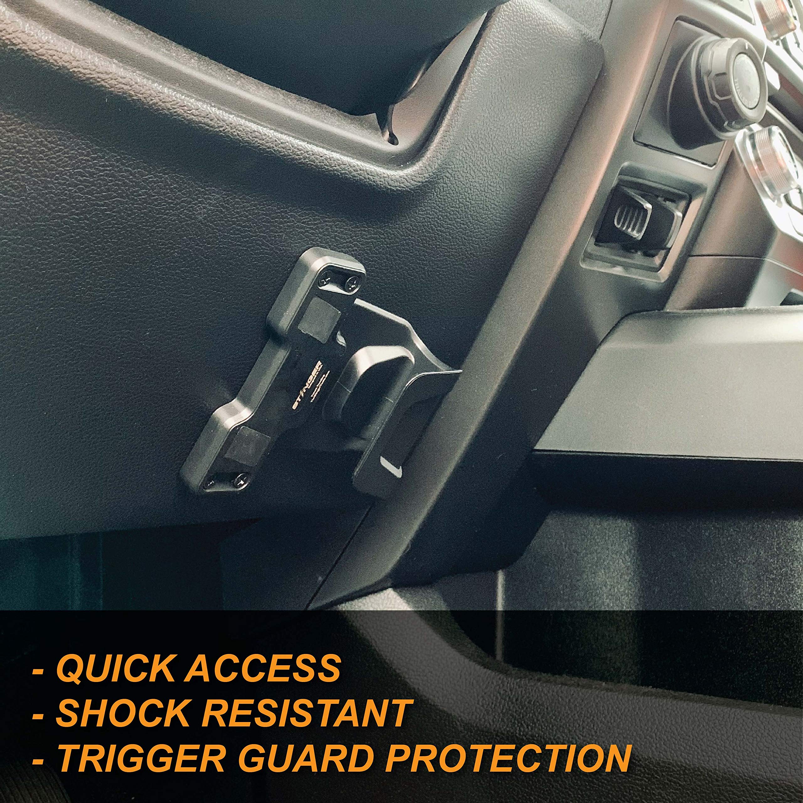 STINGER Gun for Vehicle, Trigger Guard Protection, Gun Mount for Vehicle, Gun