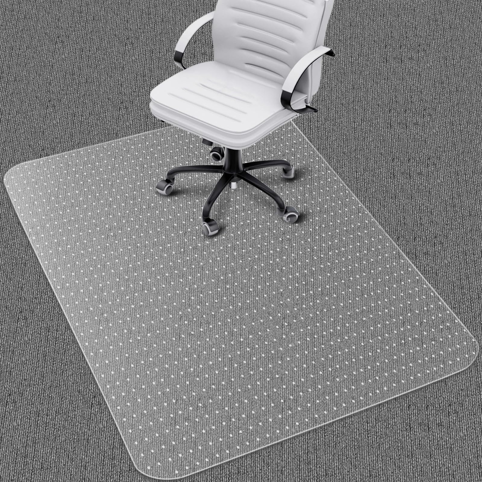 Office Chair Mat for Carpet 48x36 Clear Desk Chair Mat for Carpet Floor Computer Mat for Low Carpeted