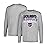 Ultra Game NBA Official Mens Super Soft Supreme Long Sleeve T-Shirt - Unisex, Sacramento Kings, Heather Gray, Large