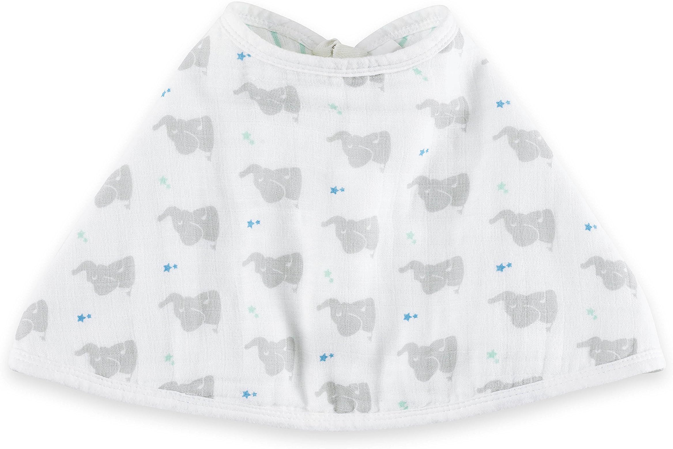 aden + anais Essentials Burpy Bib, 100 Cotton Muslin, Soft