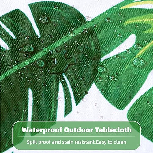 Miniatura 5 de SquarePie Mantel rectangular para exteriores con cremallera y paraguas, impermeable, a prueba de derrames, para camping, picnic, patio, jardín, 60 x