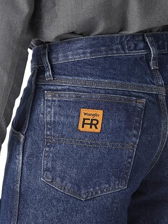 Wrangler Men's Riggs Workwear Flame Resistant Relaxed Fit Jeans