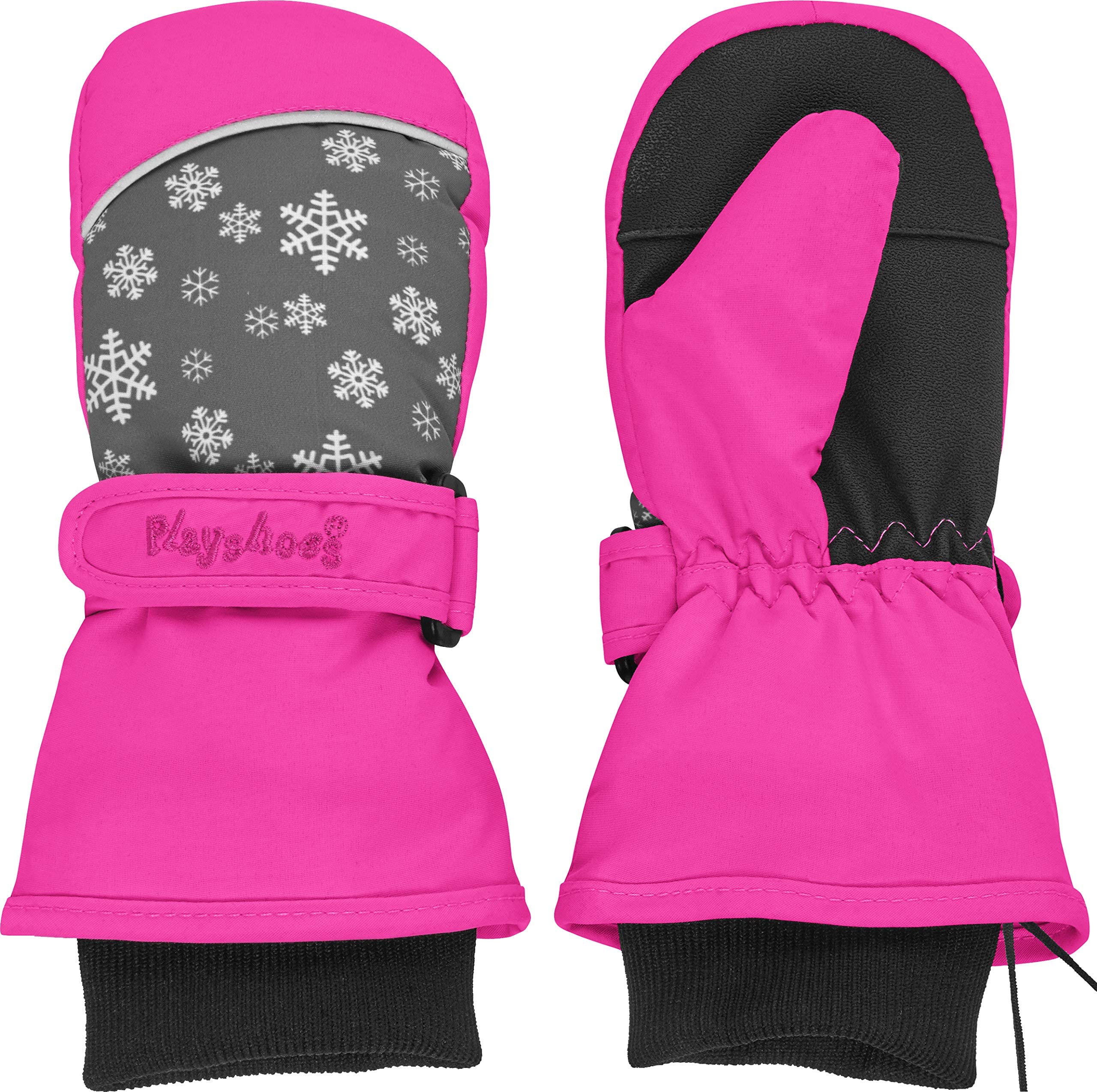 Playshoes Unisex dziecięce rękawiczki ciepłe zimowe z zapięciem na rzepy