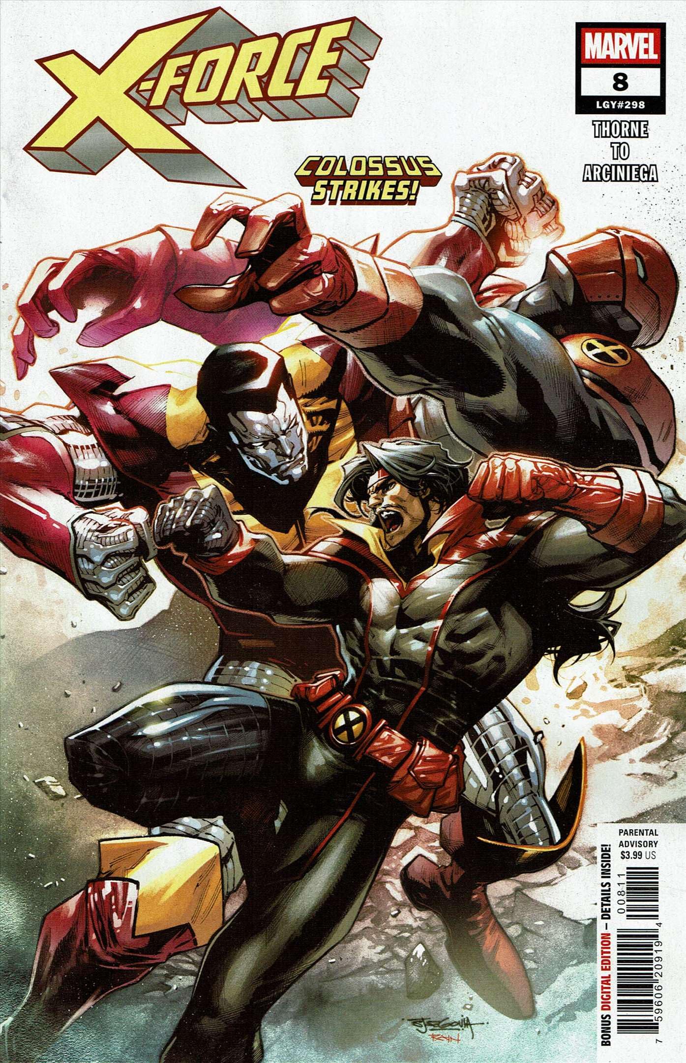 Amazon.com: X-Force (7th Series) #8 Marvel | Comic Book 298