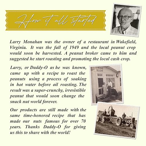 Vista 79 de The 1949 Nut Co. Cacahuetes de caramelo de mantequilla confitados estilo Virginia Cacahuetes tostados con aceite Cacahuetes fritos con un