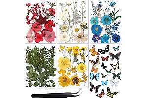 Augshy Dried Flower Jewelry Kit for DIY Elegance