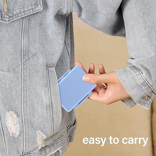 Miniatura 7 de Organizador de píldoras de 9 rejillas, pastillero portátil, compartimentos de gran capacidad, contenedor de píldoras de viaje, dispensador de