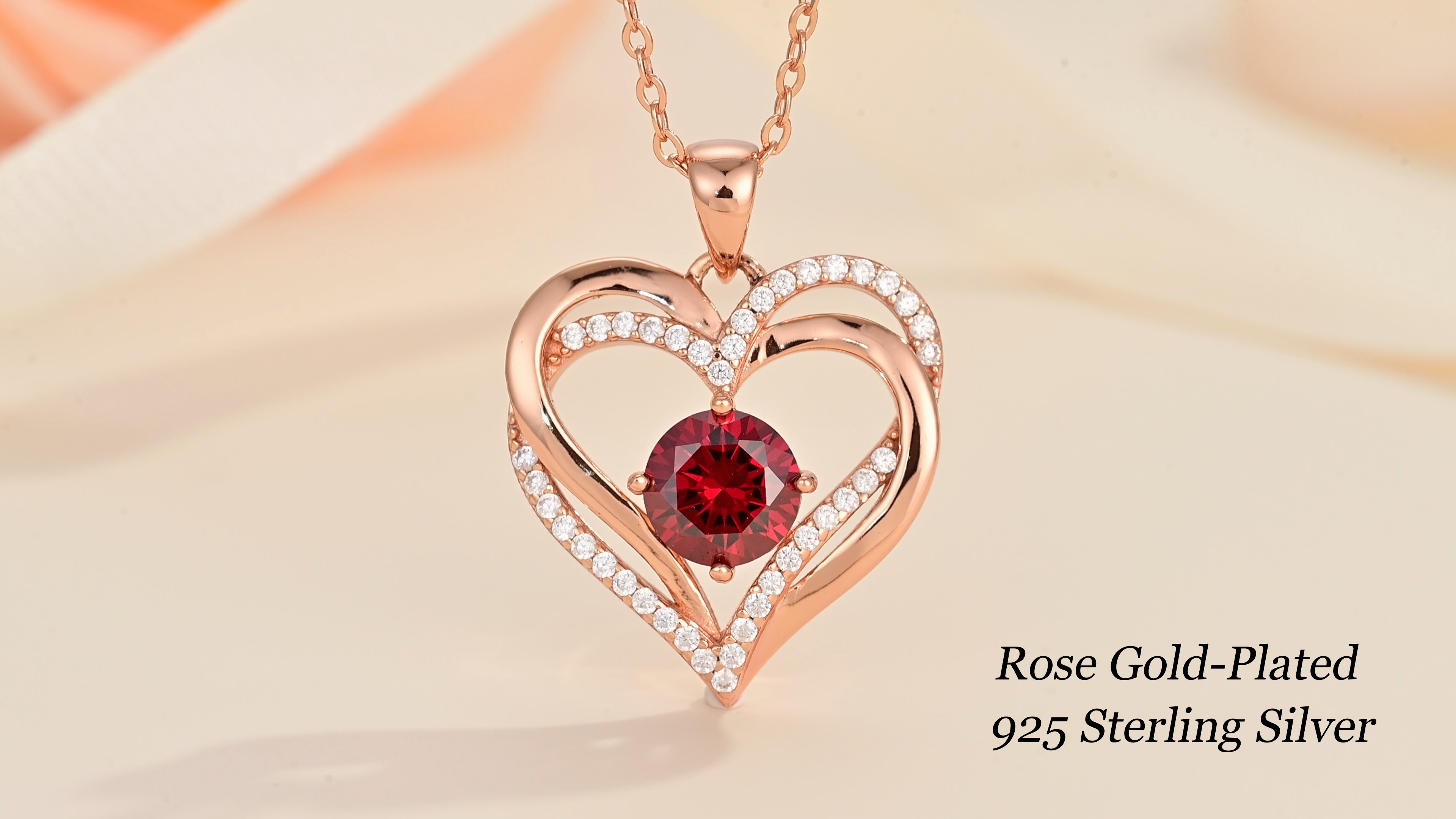 FOREVER QUEEN Femme Charms Pendentif De Pierre De Naissance Cœur Pendentif De Charme En Argent Sterling 925 Charms Pour Bracelets Et Colliers Européens