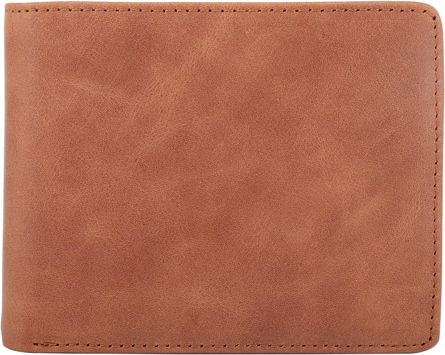 Wallet for Men-Genuine Leather RFID Blocking Bifold Stylish Wallet With 2 ID Window - Image 7