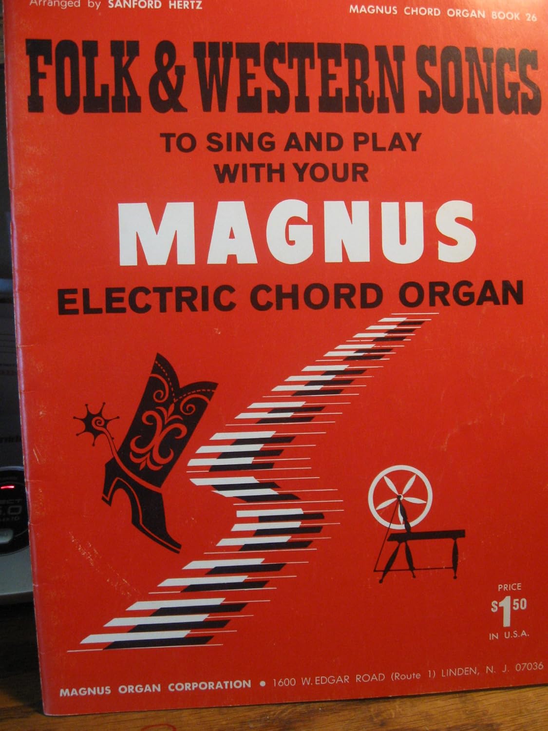 Folk & Western Songs to Sing and Play With Your Magnus Chord Organ