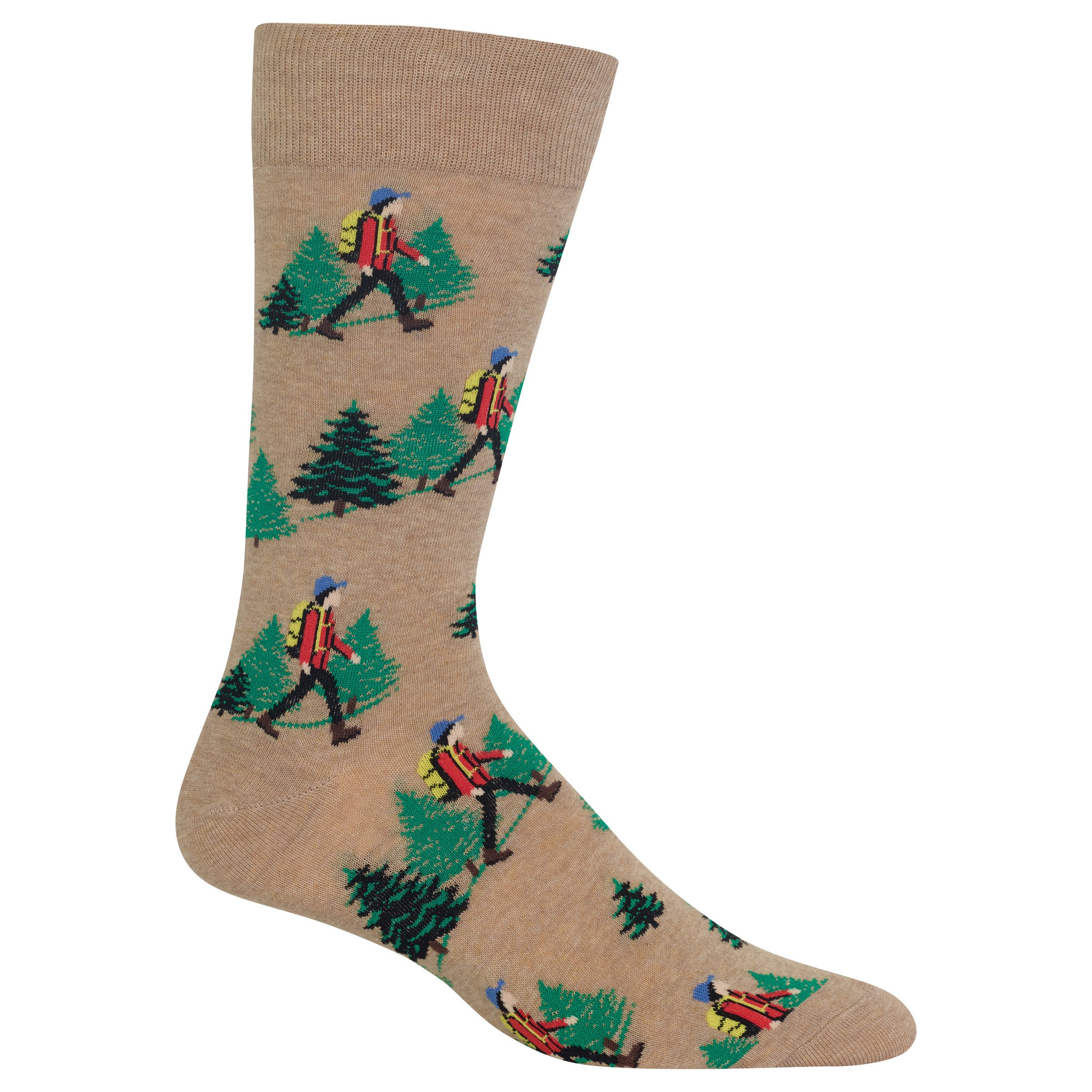 Hot SoxMen's Fun Fishing and Outdoors Crew Socks-1 Pair Pack-Cool & Funny Gifts