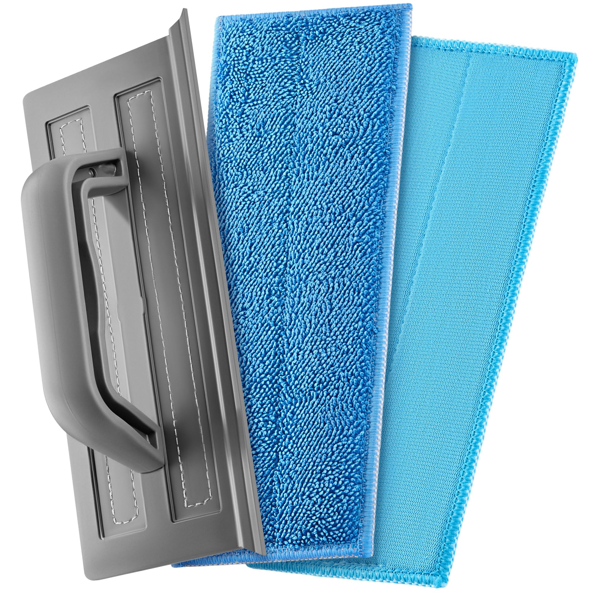 Tyroler Tergivetro da Doccia 25cm, Silicone 100% | 2 Panni in Microfibra per Strofinare e Lucidare | Multi-Superficie - Specchio, Marmo, Cucina, Piastrelle e Tiracqua da Doccia | Tergivetro per Doccia