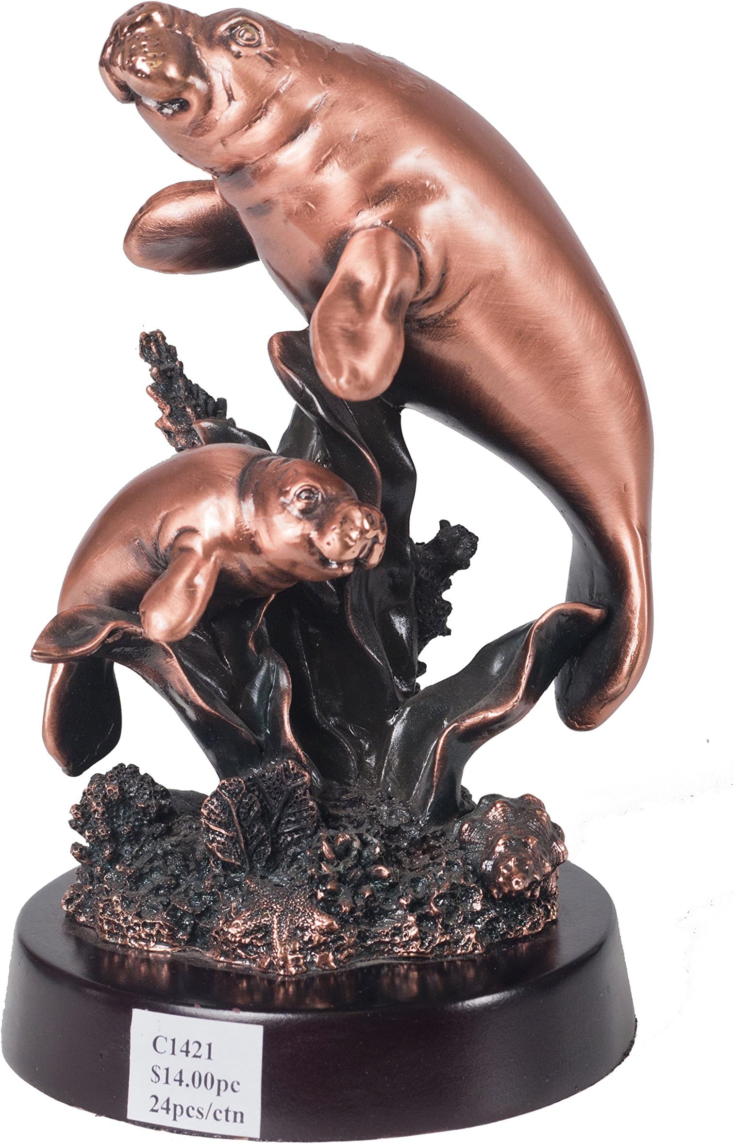 Copper Small Johann Sebastian Bach Bust Figurine.