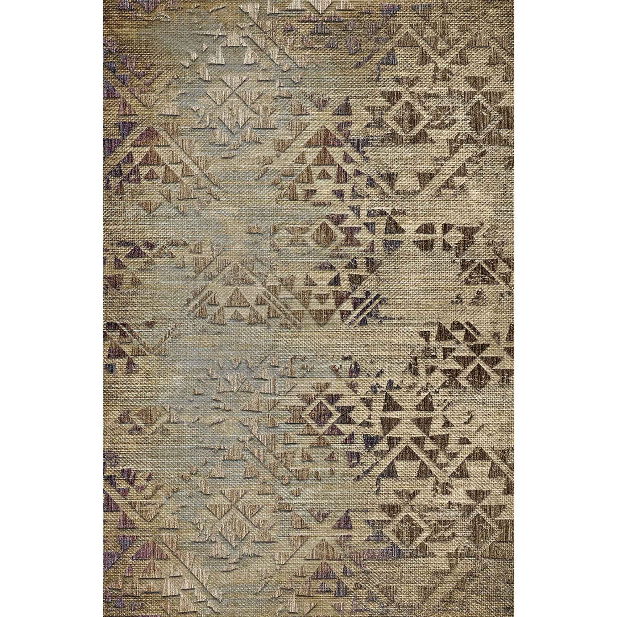Latte Dizayn Aspen Desenli Kadife Pamuk Tabanlı Yıkanabilen Kaydırmaz Antibakteriyel Salon Halısı 200x300