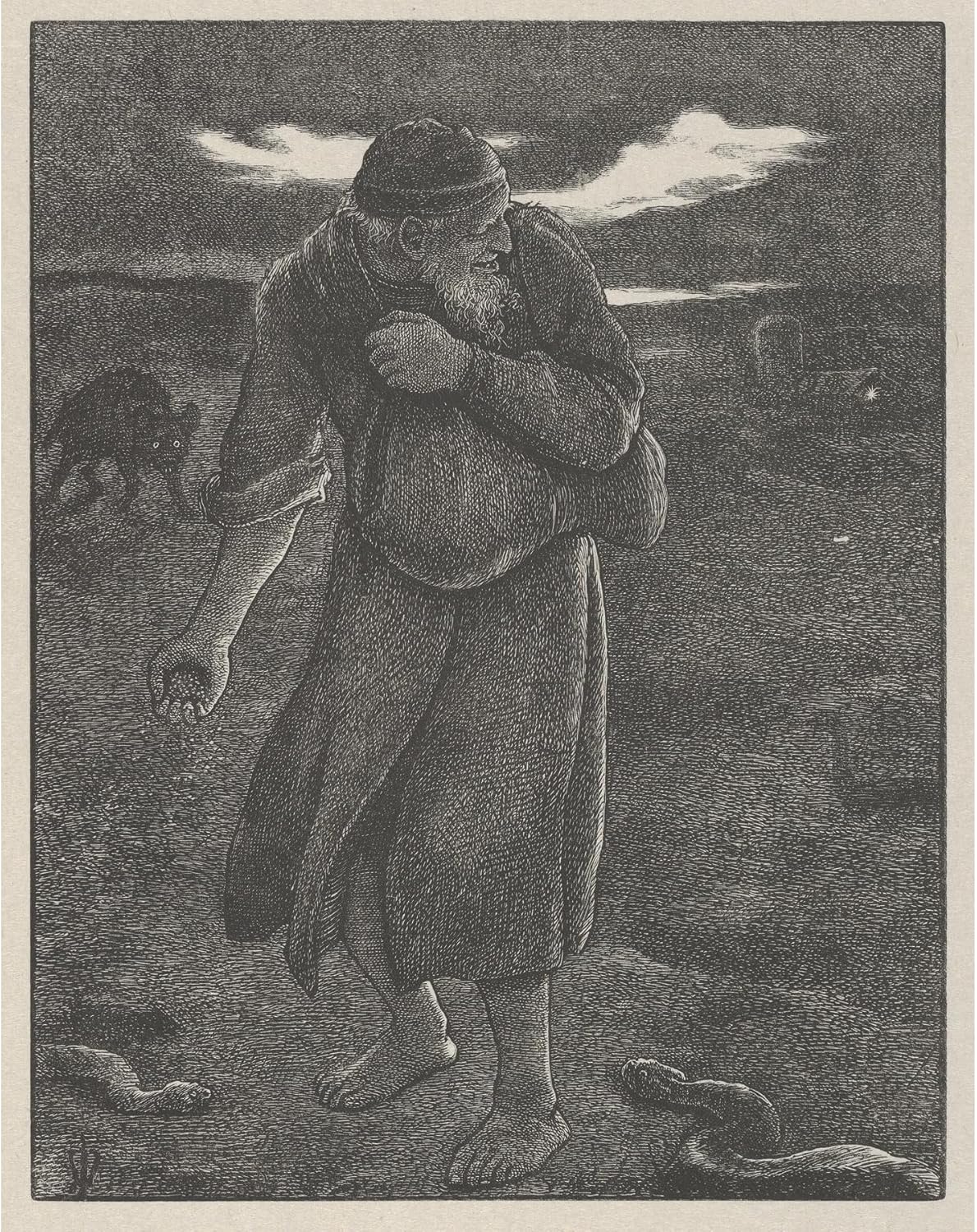 ArtDirect The Tares (1864) Unframed Art Print Giclee Poster by Sir John Everett Millais - Ready for Framing with Customization Sizes 8x10, 11x14, 16x20, 24x30, 36x46 and 47x60 inches